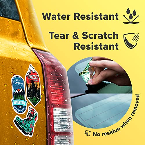 Glossy Premium Vinyl Stickier Paper for Inkjet Printers - 20 Sheets