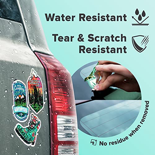 Holographic Crystals Vinyl Stickier Paper for Inkjet Printers - 20 Sheets